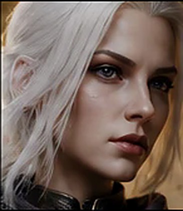 Same face painted on the figure